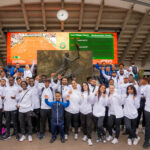 Les stagiaires de l'Académie des Métiers du Sport et de l'Éducation à Roland Garros