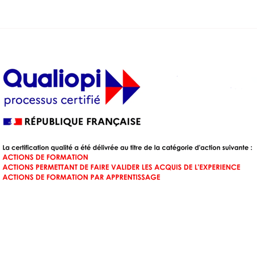 Certification Qaliopi Actions de formation Actions permettant de faire valider les acquis de l'expérience actions de formation par apprentissage