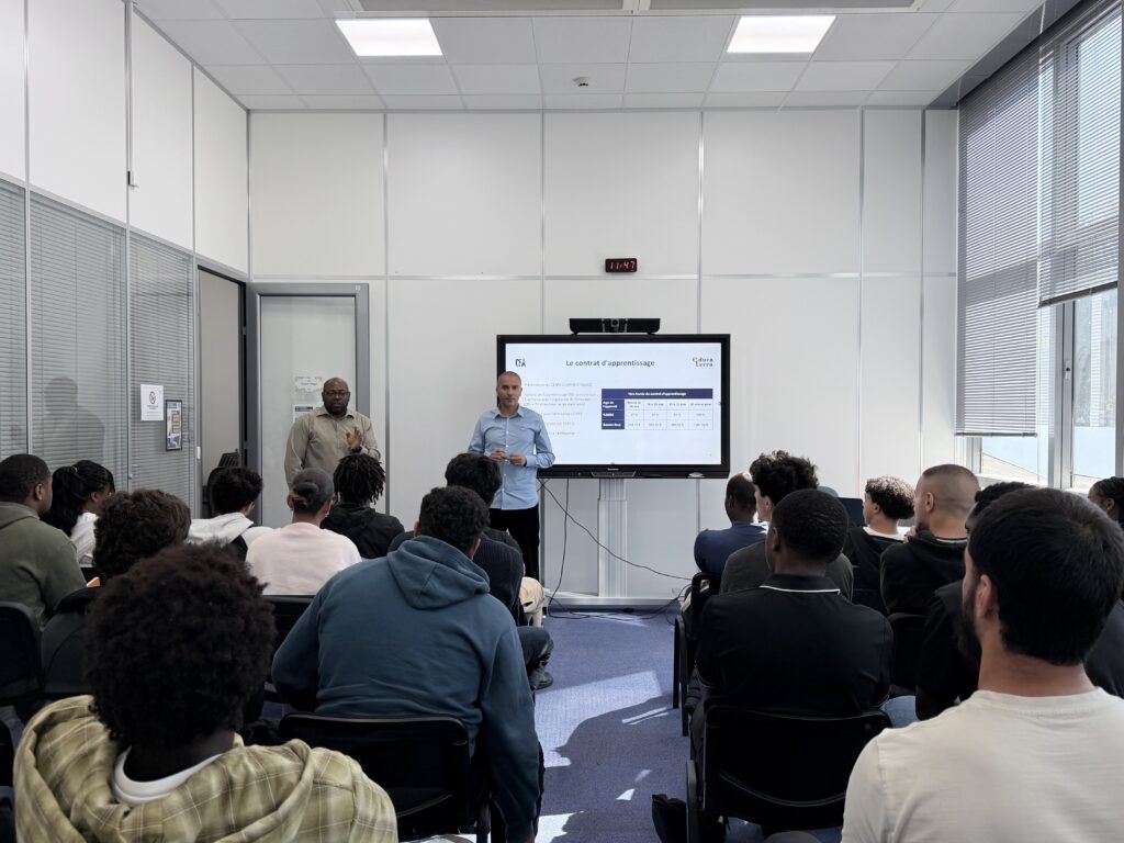 Réunion de prérentrée pour la formation BPJEPS alternance au CFA Educaterra à Saint-Denis